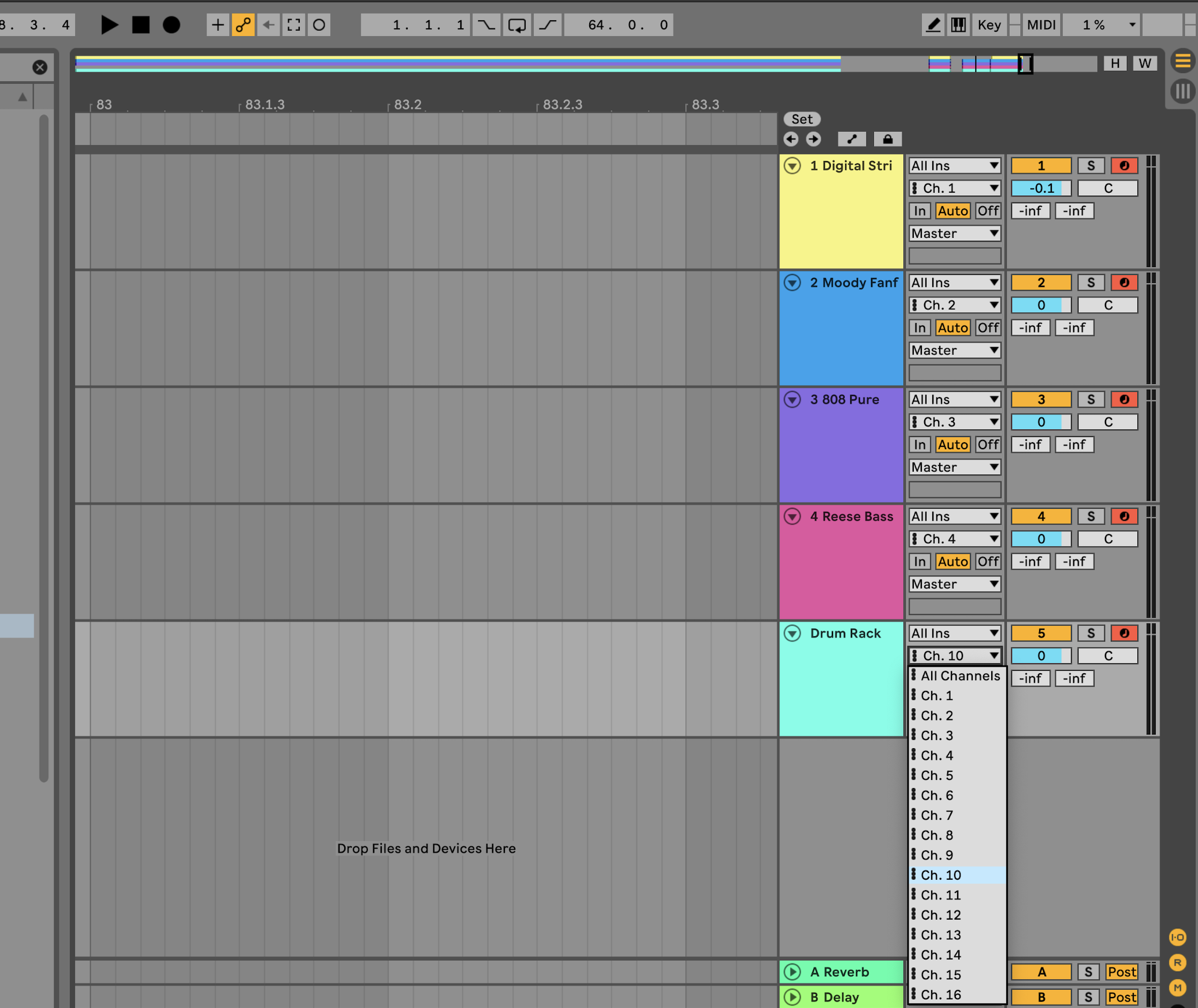 Ableton channel